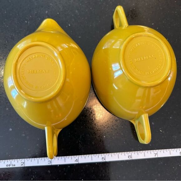 EUC Vintage Mid Century Modern Sun Valley Melmac Cream and Sugar Servers - Picture 6 of 6